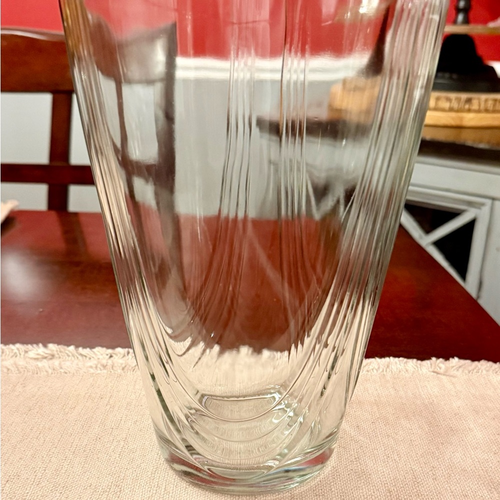 Vintage Neiman Marcus Brand Lead Crystal Vase Perfect Condition